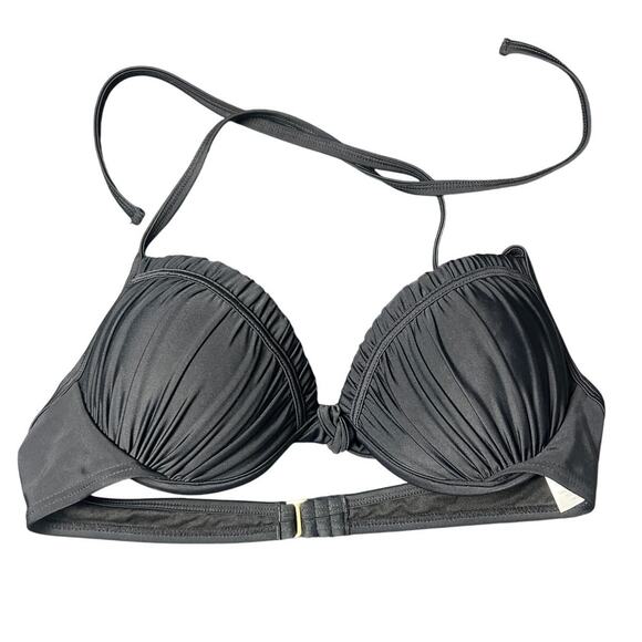 Inmocean Black Push-Up Bikini Swim Top Size L - Picture 1 of 5